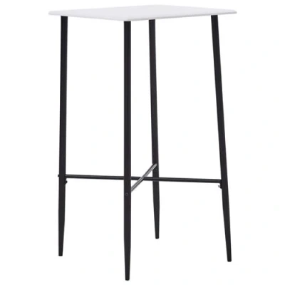 Afbeelding van Bartafel 60x60x111 cm MDF wit