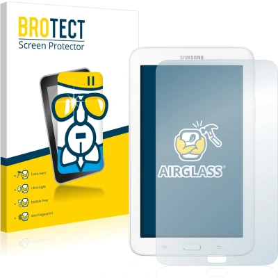 Afbeelding van BROTECT AirGlass kogelwerende glasfolie (1 Stuk, Galaxy Tab 3), Tablet beschermfolie