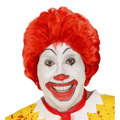 Afbeelding van Widmann McKiller Clown pruik in Halloween themafeest doos 01994