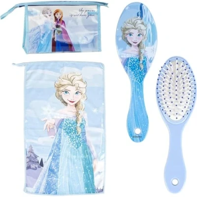 Afbeelding van Tas met accessoires Frozen Blauw