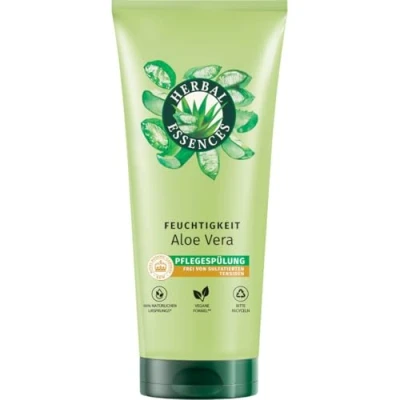 Afbeelding van Herbal Essences Hydraterende conditioner met aloë vera en jasmijn 250 ml Voor zeer droog tot glanzend haar. Bevat ingrediënten van natuurlijke oorsprong. Veganistisch