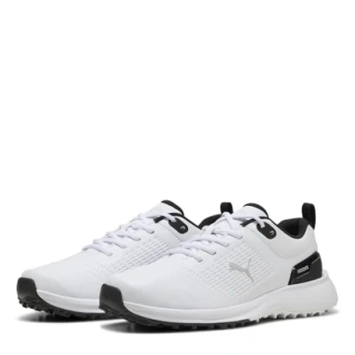 Afbeelding van Puma Golf Fusion BLUR Golfschoenen, Heren, Maat: 46, White/black Kunststof