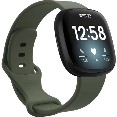 Afbeelding van iMoshion bandje Geschikt voor Fitbit Versa 4 / 3 Sense 2 Siliconen Groen