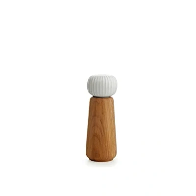 Afbeelding van Kähler Design Hammershøi Peper of Zoutmolen Hoogte 17,5 cm Wit