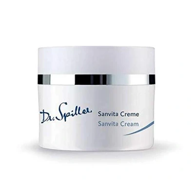 Afbeelding van Dr. Spiller Sanvita crème voor droge en gevoelige huid, 24 uur crème, beschermt kalmeert geïrriteerde huid