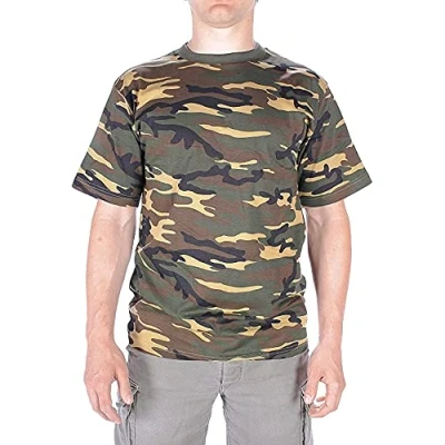 Afbeelding van Mil Tec NVA camouflage T shirt voor heren