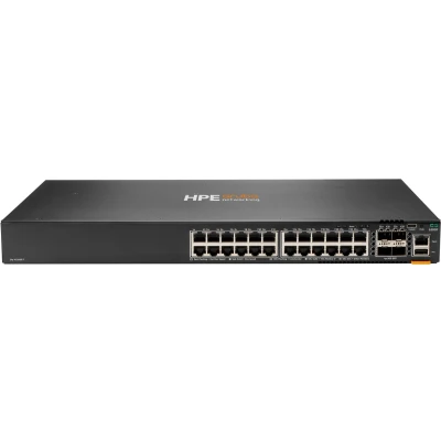 Afbeelding van Aruba CX 6300F L3 Gigabit Ethernet (10/100/1000) (24 Havens), Netwerkschakelaar, Zwart