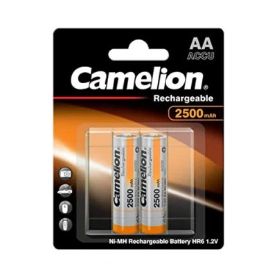 Afbeelding van Rechargeable battery Camelion AA Mignon 2500mA (2 Pcs.)