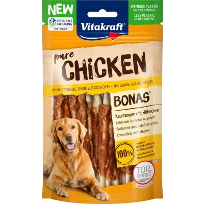 Afbeelding van Vitakraft Chicken Bonas Stick Kippenvlees hondensnack 80 gram
