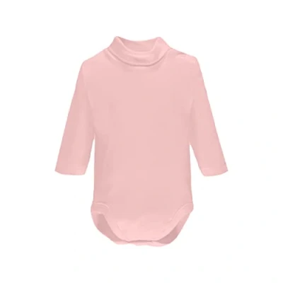 Afbeelding van Ellepi Warme taille body met lange mouwen voor pasgeborenen, coltrui meisjes, kinderen, maanden, wit, crème, rood, blauw, grijs, zwart, Roze
