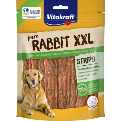 Afbeelding van Vitakraft Rabbit XXL Filet Strips Hond hondensnack 250 gram