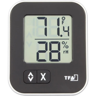 Afbeelding van TFA Moxx black thermometer