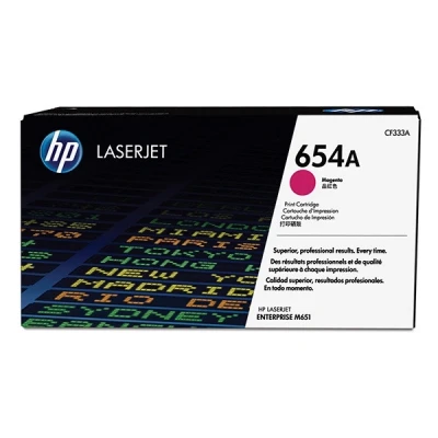 Image de HP 654A toner magenta authentique LaserJet
