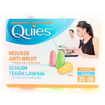 Afbeelding van Oordoppen Quies 3 paar in schuim