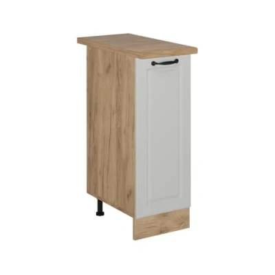 Afbeelding van Vicco Apotheekkast R Line, Wit Landhuis/Krachtige Eik goud, 30 cm , WB