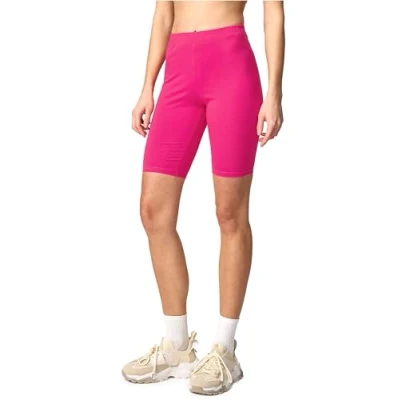 Afbeelding van Merry Style MS MS10 200 LE Dames Leggings Sport Vrijetijdsbroek Kort Katoen Sporbroek Yogabroek Amarant XL