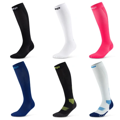 Afbeelding van CEP Compressiekousen Core Run 5.0 zwart/groen