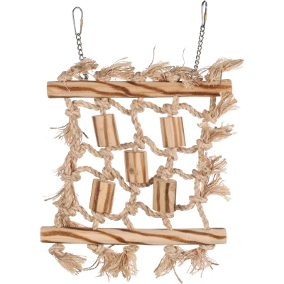 Afbeelding van Flamingo Vogelspeelgoed Bbq Web 27x3x37 cm Beige Natural