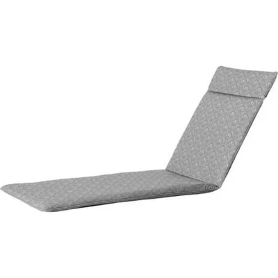 Afbeelding van Madison Ligbed kussen 60x190 cm Botanic grey outdoor