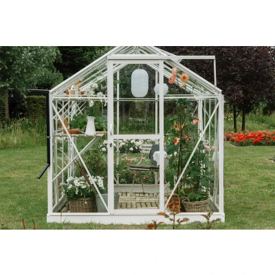 Afbeelding van Tuinkas Mary IV 212x430 cm Wit