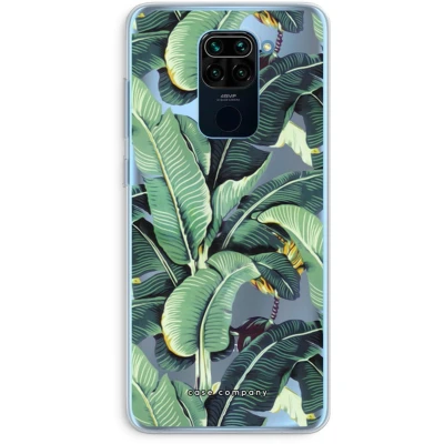 Afbeelding van Case Company® hoesje geschikt voor Xiaomi Redmi Note 9 Bananenbladeren Soft Cover Telefoonhoesje Bescherming aan alle Kanten en Schermrand