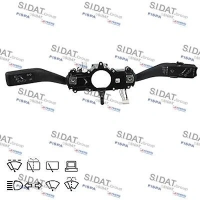 Afbeelding van FISPA 430301 Stuurkolomschakelaar met hoeklamp VOLKSWAGEN: GOLF 6, Tiguan I, Touran SEAT: Altea XL, SKODA: Octavia II Hatchback