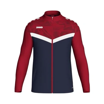 Afbeelding van Jako Iconic Polyestervest Kinderen Marine / Chilirood Maat: 128