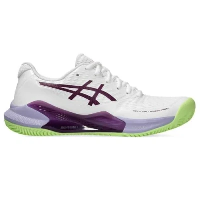 Afbeelding van Asics GEL Challenger 14 Padelschoenen, Dames, Maat: 39, White/deep mauve Textiel/ synthetisch