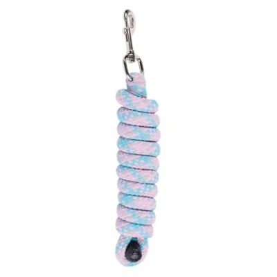 Image de Harry&#039;s Horse Corde pour Licol Mounty Musketon Zilver 2m Lila/Turqoise/Gris