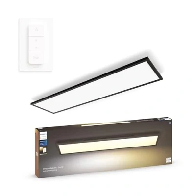 Image de Philips Hue Aurelle Panneau Lumineux Carré White Ambiance Noir