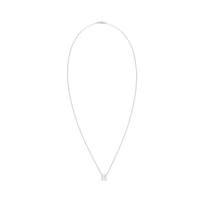 Afbeelding van Elli Buchstabe H Initialen Trend Minimal Ketting, Dames, Maat: 45, Silber
