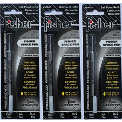 Afbeelding van Fisher Space Pen 3 vullingen fijn zwart