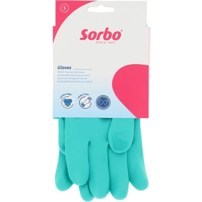 Afbeelding van Sorbo Huishoudhandschoenen Latex Vrij S 1 paar