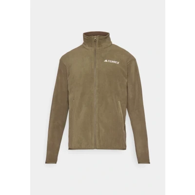Afbeelding van Adidas Terrex Multi Essentials FULL ZIP Fleecejas, Heren, Maat: 3XL, Olive strata