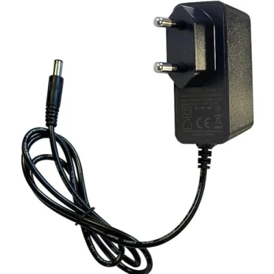 Afbeelding van LEYF Universele voeding, 12 V DC 1 A, AC 100 240 V, 50/60 Hz, adapter, stekkervoeding, kabellengte cm, jackplug 5,5 2,1 mm, compatibel met tv box, ledstrips, router, camera