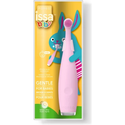 Afbeelding van Foreo ISSA BABY Elektrische tandenborstel voor kinderen, Maat: One Size, Pearl pink bunny