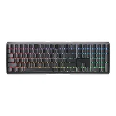 Image de CHERRY XTRFY MX 3.0S Clavier 100% full size rétroéclairé sans fil USB, 2.4 GHz, Bluetooth 5.2 QWERTZ Allemand commutateur : MX2A Red noir