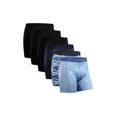 Afbeelding van Danish Endurance 6 PACK Performance Boxershort, Heren, Maat: Large, Blue/black