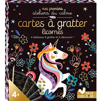 Afbeelding van Cartes à gratter licornes