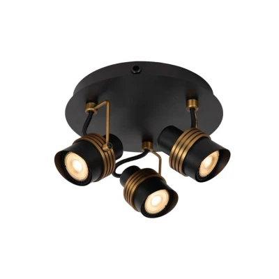 Afbeelding van Lucide TUNDRAN Plafondspot Ø 21 cm 3xGU10 Zwart