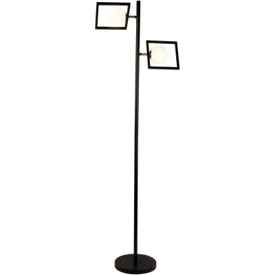 Afbeelding van Searchlight Rosewell Staanlamp 153,5 Cm Mat Zwart