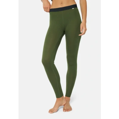 Afbeelding van Danish Endurance Merino Thermal Pants Legging, Dames, Maat: XXL, Green