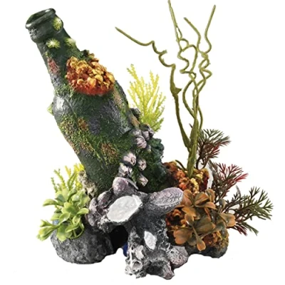 Afbeelding van Aqua Della Decor Fles Aquarium Ornament 15x11.5x20 cm