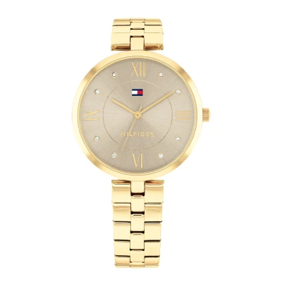 Afbeelding van Tommy Hilfiger dames Ella horloge TH1782685 in de kleur Goud