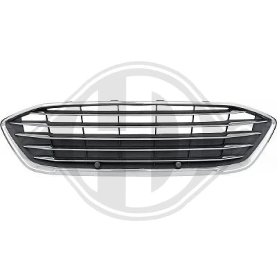 Afbeelding van DIEDERICHS 1530041 Grille Auto Chroom/zwart FORD: Focus Mk4 Hatchback