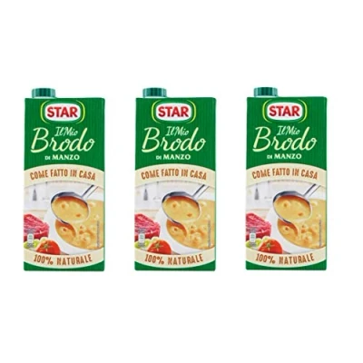 Afbeelding van Star Brodo Manzo Vloeibaar rundvlees, 1 liter, 3 flessen