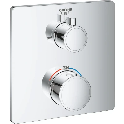 Afbeelding van GROHE Grohtherm afbouwdeel voor inbouw badkraan thermostatisch met