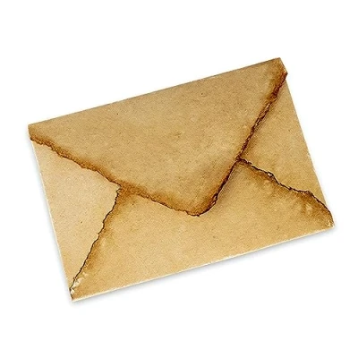 Afbeelding van Wanderings Vintage enveloppen met platte rand, 25 stuks, voor schrijvers, kunstenaars, ambachtslieden, uitnodigingen, aankondigingen, wensen, notities, dik gerecycled katoenpapier, 150 g/m², 11 x 16