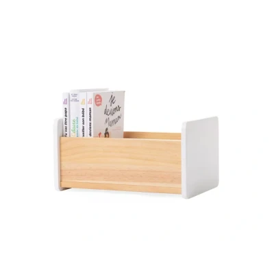 Afbeelding van Childhome Houten Krukje Naturel Wit