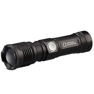 Afbeelding van National Geographic Zaklamp Iluminos 1000 LED Dimbaar &amp; Spatwaterdicht